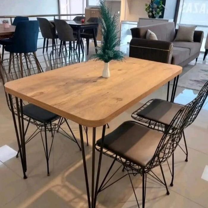 Atlantik Çam Yemek Masası +4 Sandalye