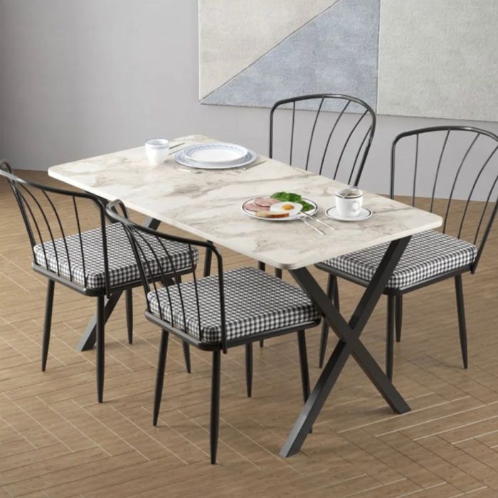 Efes Yemek Masası +4 Adet Ay Sandalye